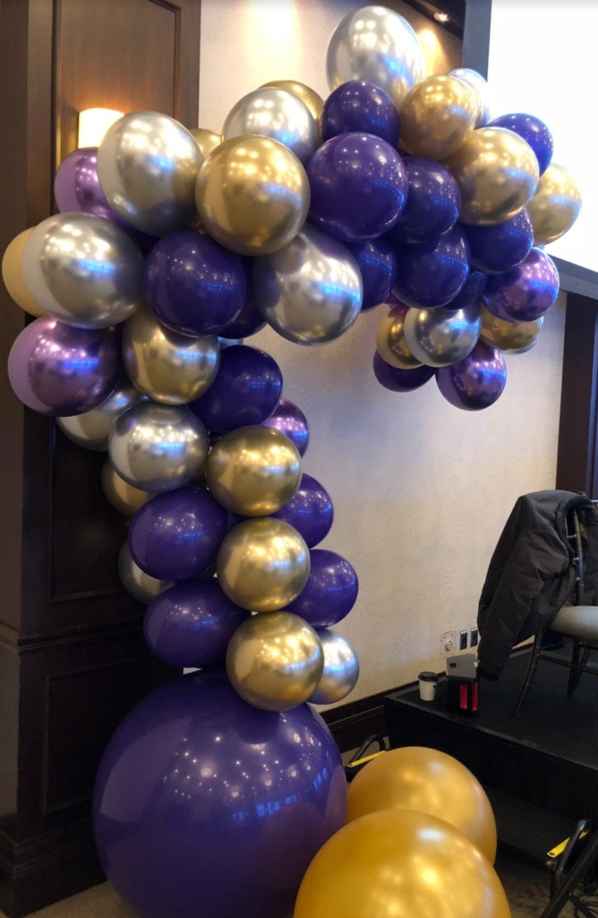 Purple balloons-Niagara Falls Balloon Décor Service