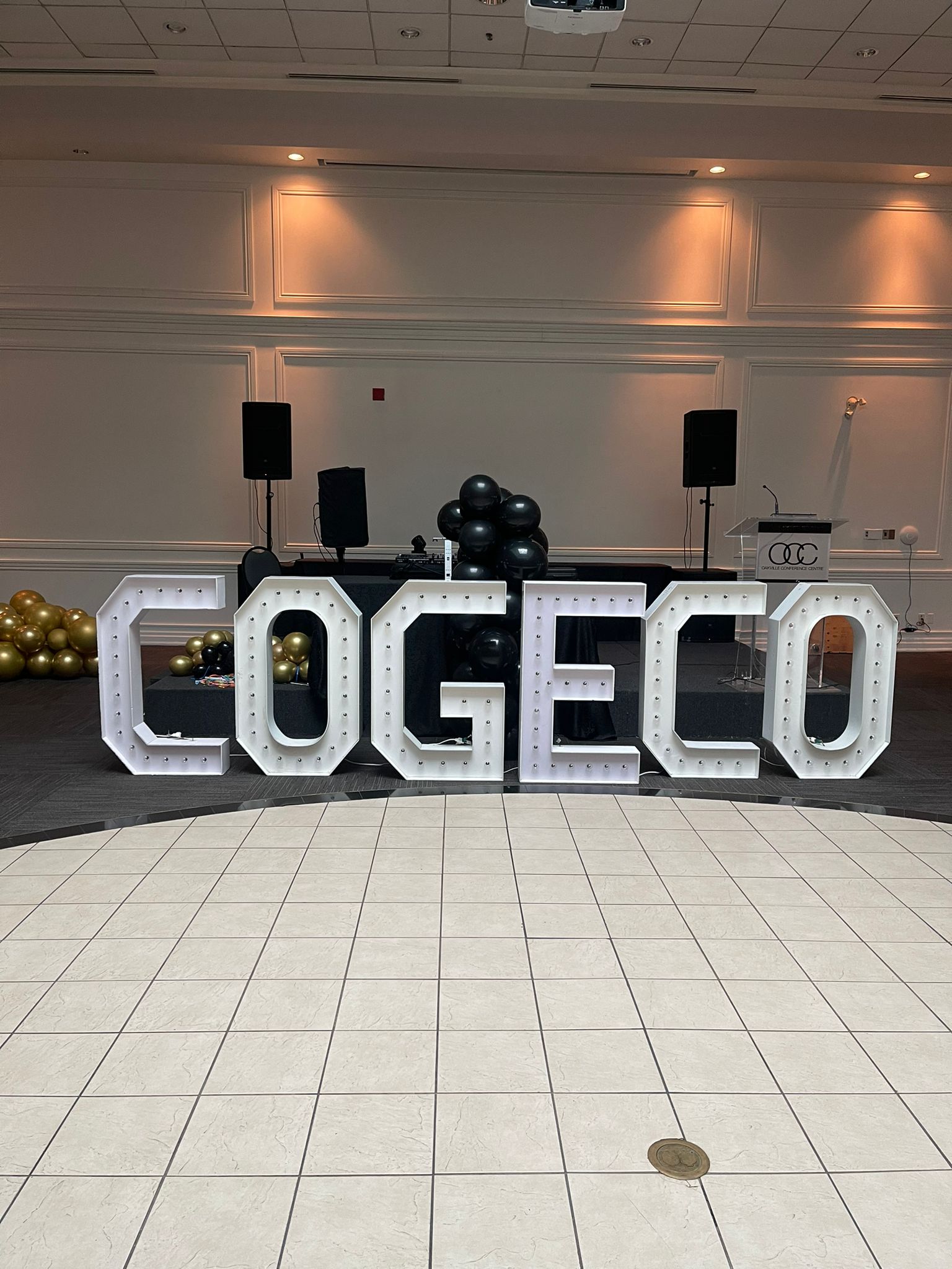 Party Rental Oakville Celebrating Valentine’s Day Marquee Lights