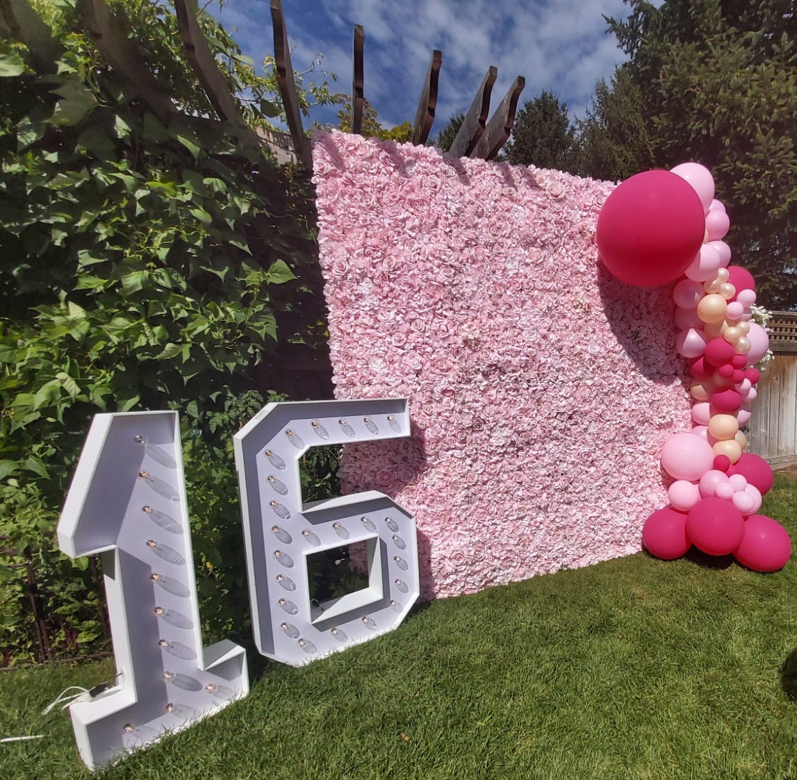 Brampton Party Rental Company for Wedding Anniversary Marquee Lights