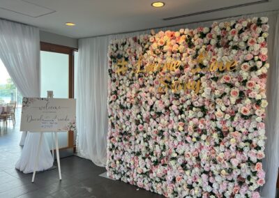 Mixed Rose Flower Wall