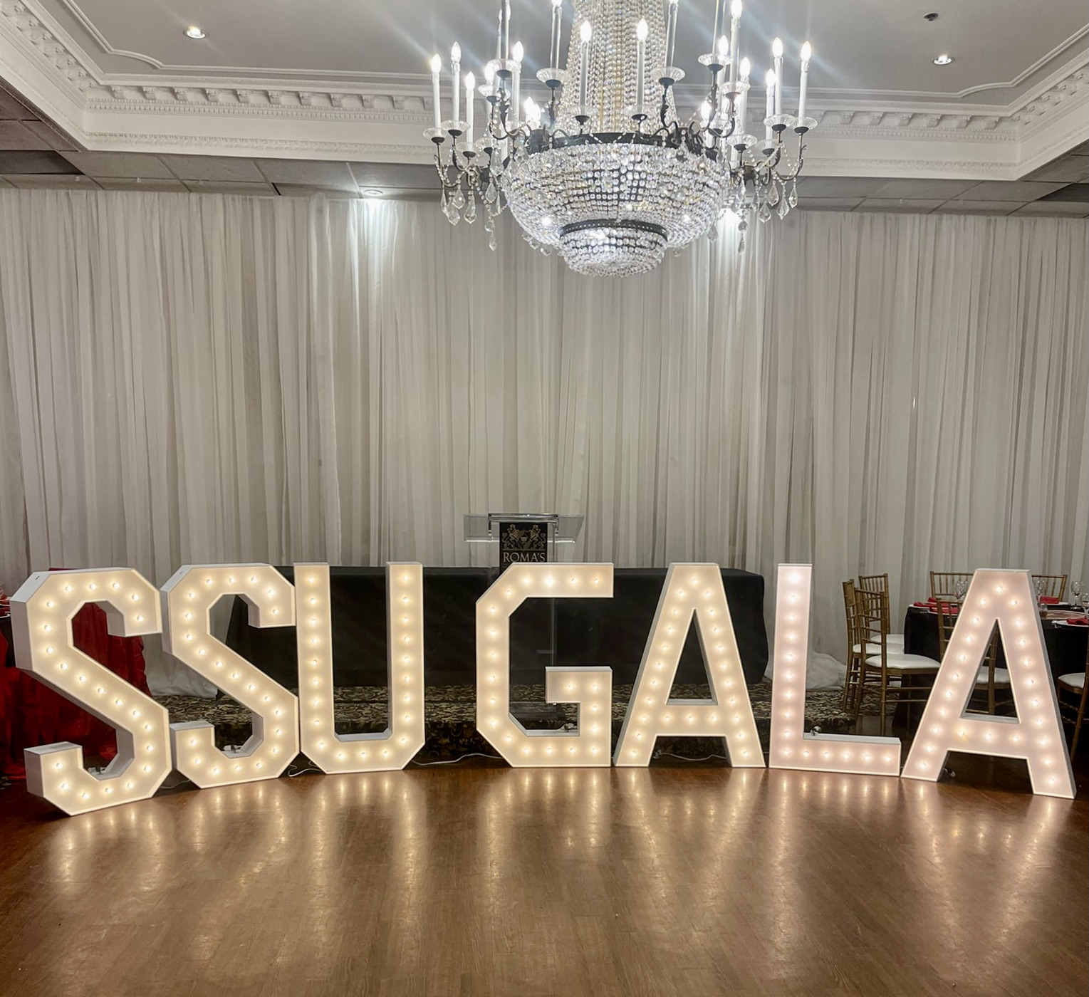 Chatham corporate marquee letters