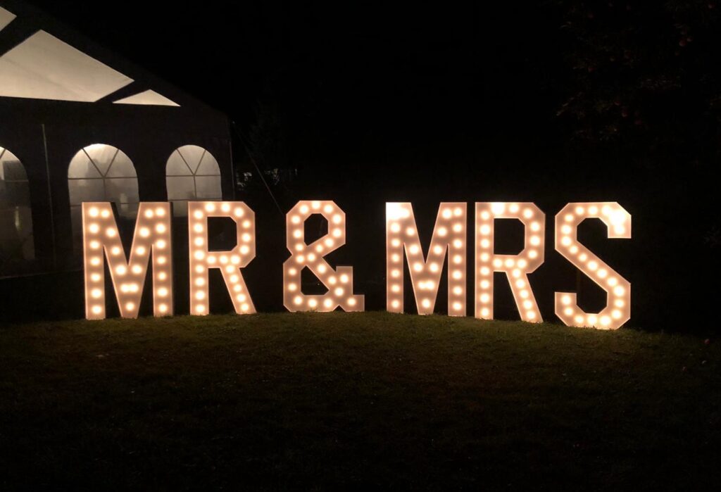 Gorgeous Marquee Lights - Beautiful Brampton Marquee Letters