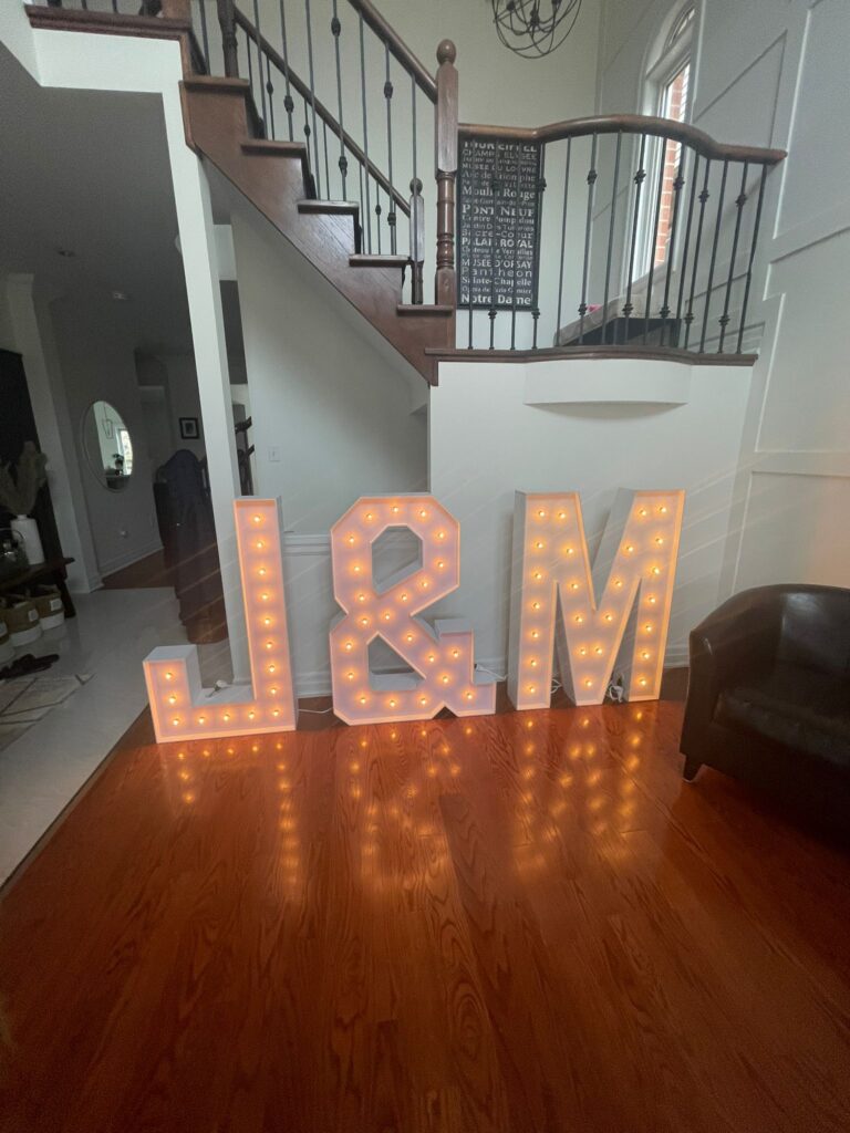 J&M-Brampton Marquee Letters for Rent 