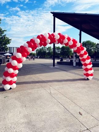 Red-and-White-Balloon-Decor-Mississauga-Party Rental Mississauga