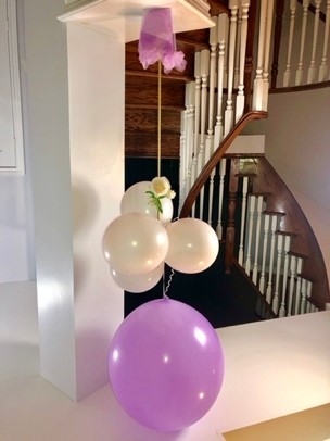 White-and-Purple-Balloon-Decor-Toronto Event Rental Service