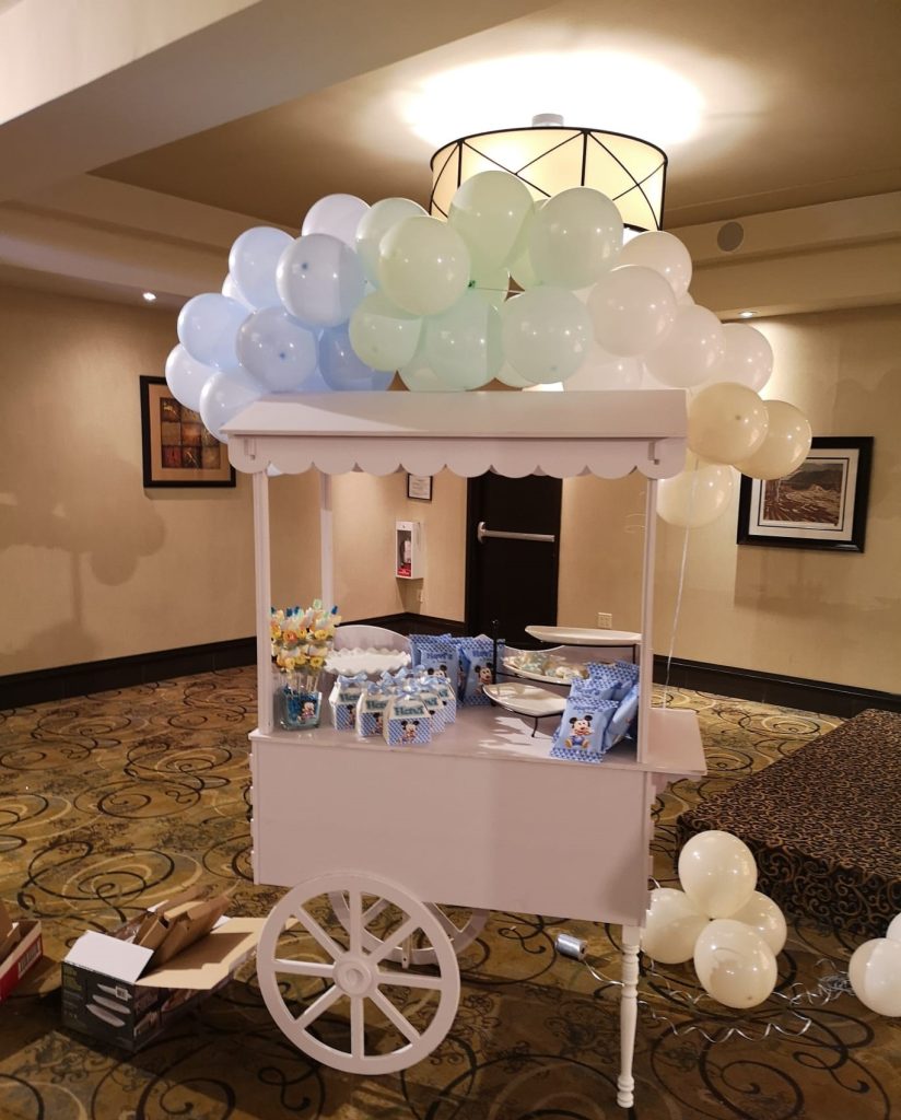 Candy-Cart-Rental-with-Balloon-Decor-Party-Rental-Whitby