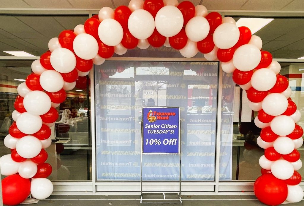 Red-and-White-Balloon-Full-Arch-Party-Decor-Markham