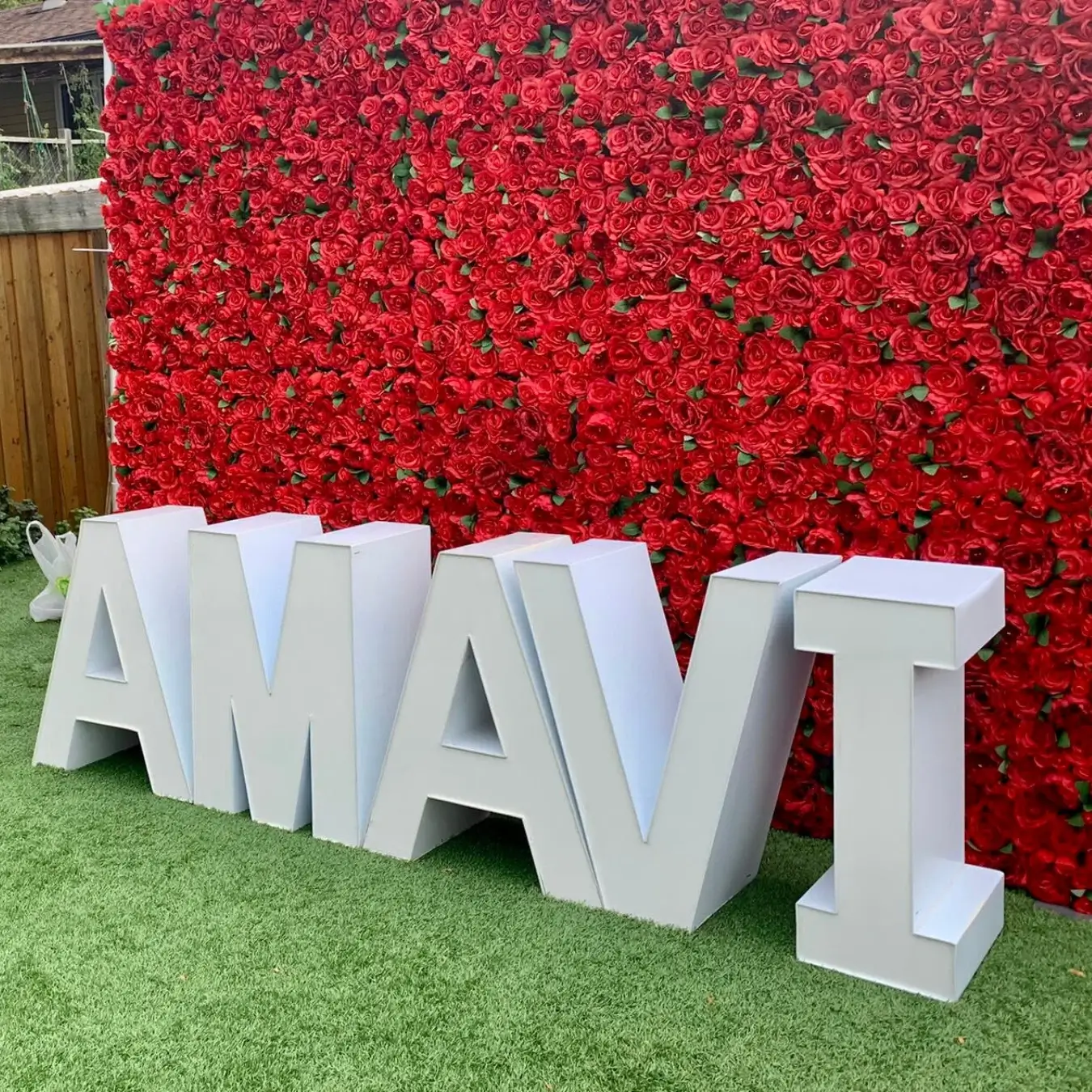 Marquee Block Letters Table Rental