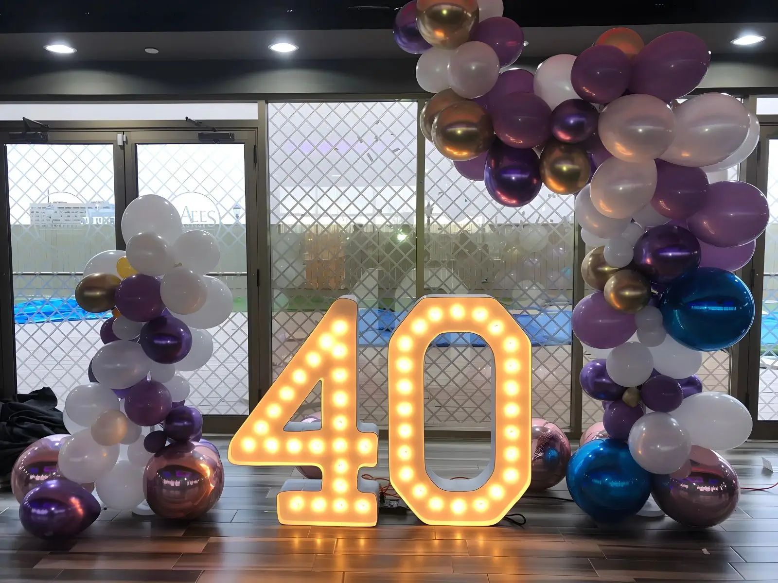 Marquee Numbers with Lights Rental